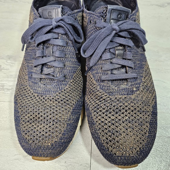 Cole Haan Grand Pro Stitchlite Sneakers Mesh Mens 10 M BLUE Knit - Picture 2 of 10